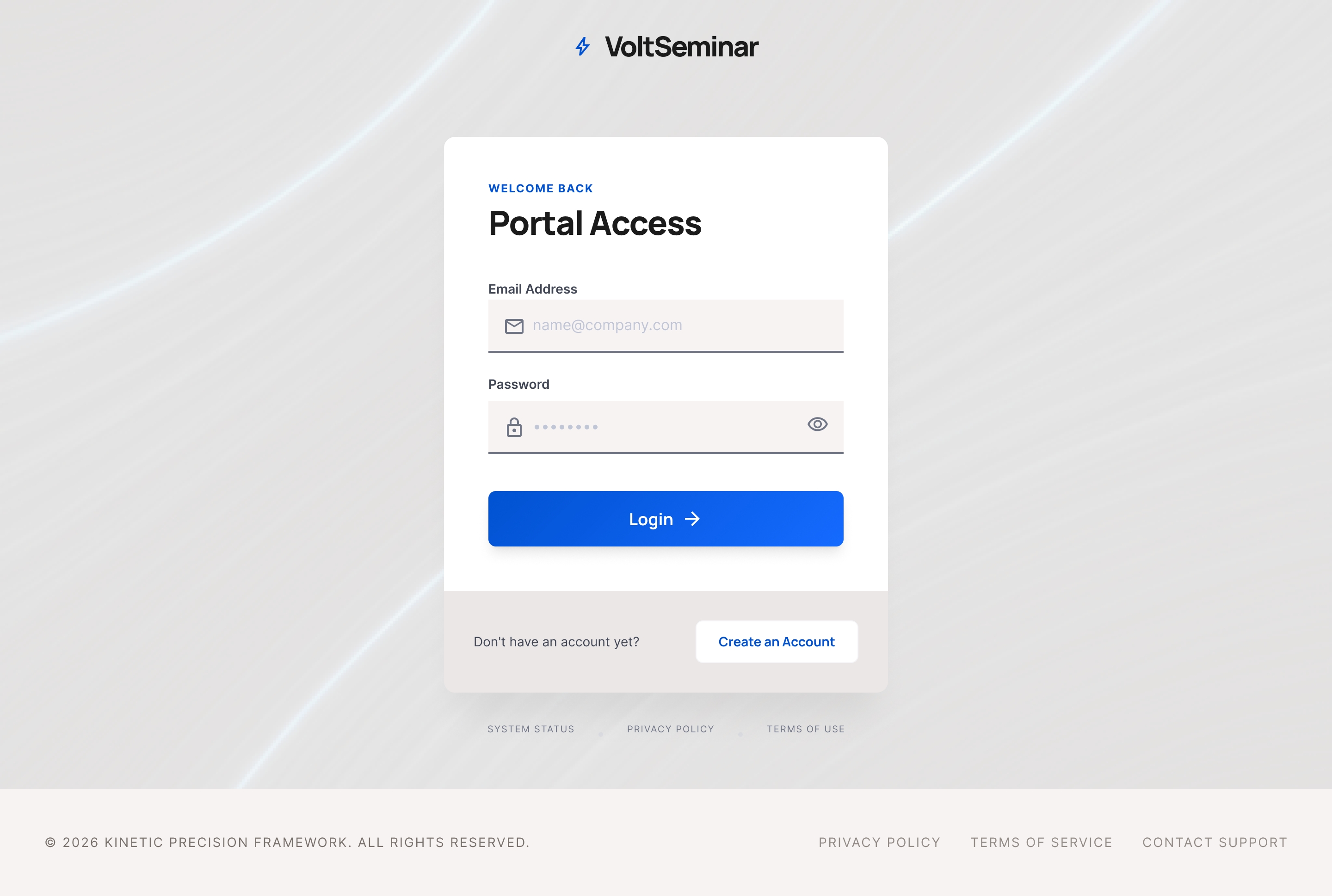 Login - Desktop